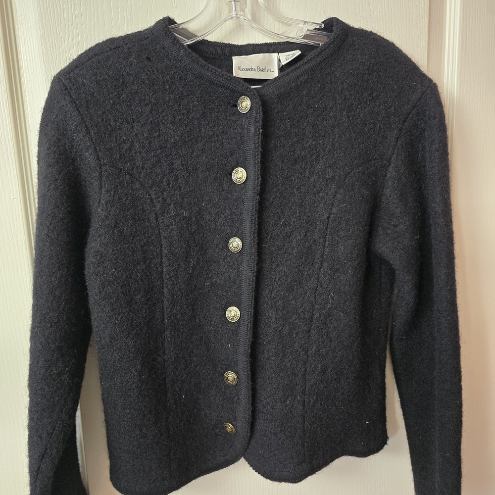 Alexandra‎ Bartlett Navy Women's Cardigan